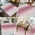 thumbnail image 6 of Light Pink Grey Ombre 8x10 Area Rugs, Modern Abstract Art Gradient Non-Skid Rubber Backing Large Rectangle Rugs - Living Room Bedroom Home Office, Indoor Floor Mat Carpets Washable Rug, 6 of 9