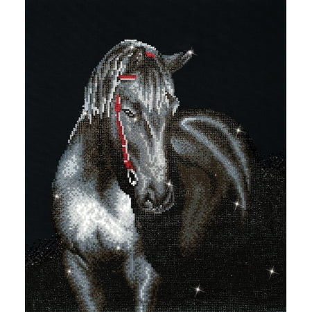 UPC: 4897073242408 | DIAMOND DOTZ® Midnight Stallion Diamond Painting Kit