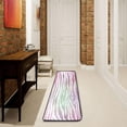 thumbnail image 3 of Dreamtimes Zebra Tiger Glitter Colorful Hallway Runner Rug 2'x6' Kitchen Rug with Rubber Backing Non Slip Entryway Rug Runner Washable Soft Area Rug for Hallway Bedroom Kitchen Decor, 3 of 6