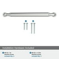 thumbnail image 4 of Amerock Coble 6-5/16 inch (160mm) Center-to-Center Polished Chrome Cabinet Pull, 4 of 6