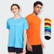 thumbnail image 4 of Camiseta deportiva de manga corta de secado rápido para hombre y mujer, camisetas para gimnasio, camiseta de entrenamiento, camiseta para correr, ropa deportiva transpirable para adolescentes, 4 of 5