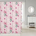 thumbnail image 2 of Mermaid Shower Curtain Set Pastel Pink Coral Fish Shower Curtain for Girls Women Kids,Shell Conch Bath Curtain Ocean Decor 72"Wx72"L,Tropical Aquarium Creature Nautical Sea Animal Bathroom Decor, 2 of 6