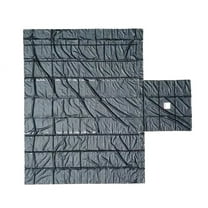 Mytee Products Superlight 14oz Flatbed Trailer Lumber Steel Tarp 20x27 (6' Drop) - Black
