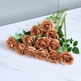 thumbnail image 5 of 12PC Black Roses Artificial Flowers Fake Roses Silk Realistic Roses Bouquet Flowers with Long Stems for Wedding Home Party Centerpieces Decorations, 5 of 5
