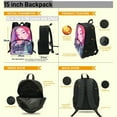 thumbnail image 4 of AKEGAMN Clearance! 15.4" Student Backpack Popular Design Bag Large Capacity Shoulder Bag Birthday New Semester To Students ??【 & Everyday Ready】Made with lightweight yet sturdy materials to handle d, 4 of 9