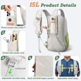 thumbnail image 2 of Mochila de Senderismo BECOJADDE 15L Ultraligera Plegable para Hombre y Mujer, 2 of 7