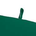 thumbnail image 5 of Jordan Manufacturing Sunbrella 44" x 22" Canvas Forest Green Solid Rectangular Outdoor Chair Cushion with Ties and Hanger Loop, 5 of 12