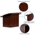 thumbnail image 5 of Flash Furniture Mysta Foldable Tabletop Lectern in Mahogany, 5 of 12