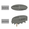 thumbnail image 2 of Waterproof Oval Tablecloth In PVC For Coffee Table Living Room TV Cabinet,Easy To Clean,Duck Egg Shape Cloth-T-100x150cm(39x60"), 2 of 8