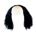 thumbnail image 3 of Peluca de gorro calvo para fiesta de disfraces, peluca con pelo a los lados, larga, calva, científica loca para Halloween, actuación en escenario Negro, 3 of 8