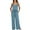 506_Sky Blue, variant on Jxximdong Pajamas for Women SetSummer 2 Piece Sets Casual Sleeveless Top Long Pants Suits Blue Loungewear L