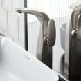 thumbnail image 5 of Chateau Single Hole, Single-Handle, High Arc Bathroom Faucet in Brushed Nickel, 5 of 13
