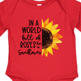 thumbnail image 4 of Inktastic Summer in a World Full of Roses Be a Sunflower Boys or Girls Long Sleeve Baby Bodysuit, 4 of 5