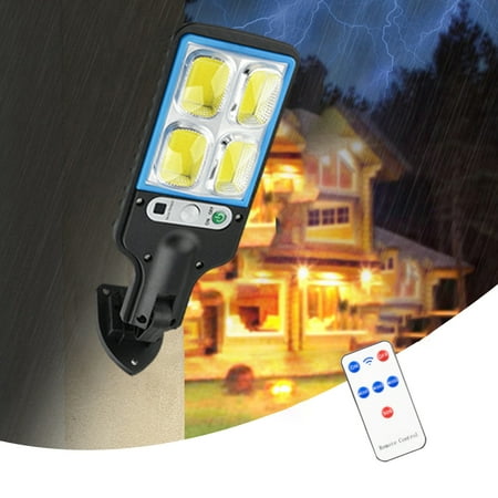 

shyuyusa Solar Outdoor Lights-Motion Sensor Solar Powered Lights IP65-3 Modes-with Remote Control-Wall Security Lights Dusk to Dawn For Fence Yard Garden Patio Front Door Garage