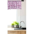 thumbnail image 3 of Ambesonne Abstract Window Valance, Curlicue Plum Tones Art, 54" X 18", Purple Magenta, 3 of 3
