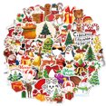 thumbnail image 2 of RV 120 piezas fiesta de Navidad impermeable maleta cuaderno Navidad pegatina, 2 of 5