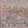 thumbnail image 7 of Nourison Vintage Kashan Transitional Boho Grey 2' x 6' Area Rug, (6' Runner), 7 of 7