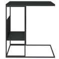 thumbnail image 3 of vidaXL Side Table Black 21.7"x14.2"x23.4" Engineered Wood, 3 of 5