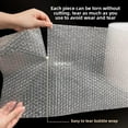 thumbnail image 2 of Bubble Wrap Roll Sealed Bubble Film Packaging Shockproof Durable Shipping Protection Tearable Foam Paper, 2 of 4