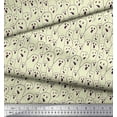 thumbnail image 3 of Soimoi Modal Satin Fabric Ghost Halloween Print Fabric by The Yard 42 Inch Wide, 3 of 3