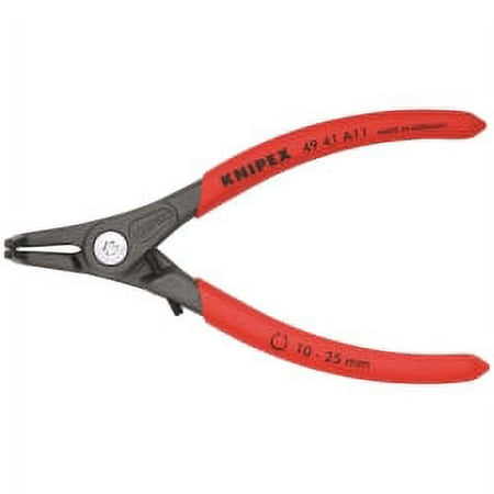 UPC: 0843221023041 | knipex 4941A11 External Precision Snap Ring Pliers W/opening Limiter