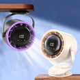 thumbnail image 1 of Ventilador Eléctrico de Alta Velocidad de 100 Velocidades, Compacto y Recargable, de 6 Pulgadas, con Luz Nocturna para Mayor Comodidad, Ideal para El Hogar y La Oficina, Solución de Refrigeración Por, 1 of 6