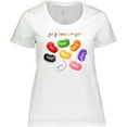 thumbnail image 3 of Inktastic Jelly Bean Prayer Women's Plus Size T-Shirt, 3 of 5