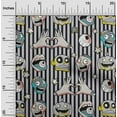 thumbnail image 1 of oneOone Cotton Poplin Twill Light Gray Fabric Skull Dress Material Fabric Print Fabric By The Yard 56 Inch Wide, 1 of 1