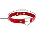 thumbnail image 2 of Collar de corazón hueco de aleación para mujer, 3 uds., Punk, fiesta, Club, collar para mujer, 2 of 5