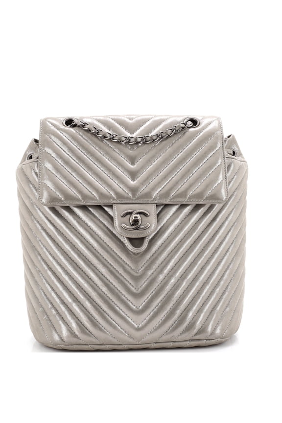 Pre-Owned Urban Spirit Backpack Chevron Leather Large By Rebag