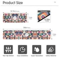 thumbnail image 3 of Yayeee Faucet Mat for Kitchen Sink 14.7" Diatomite Long Splash Guard Pad, Orange Geometric, 3 of 7