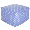 thumbnail image 1 of Majestic Home Goods Indoor Cotton Lavender Small Polka Dot Ottoman Pouf, 1 of 6