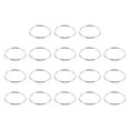 thumbnail image 1 of Mobutofu 20pcs Metal Craft Rings Silver for Crafters with Decorative Function, 1 of 8