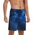 thumbnail image 2 of Fotbe Pegasus Night Sky Pantalones Cortos de Pijama para Hombre, Ropa de Dormir, Pantalones de Pijama Cortos para Hombre-X-Large, 2 of 6