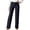 Dark Blue womens pants 01, variant on Dress Pants for Women Flowy Minimalist Straight Slim Leg Work Pants with Pockets Full Length