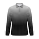 thumbnail image 5 of Blusa y camisa de manga larga con cuello vuelto para hombre, informal, con cuello vuelto, estampado, para fitness, deportiva, de manga larga, de poliéster, 5 of 5