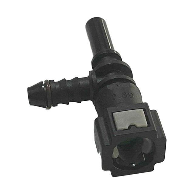 Scienceny Acoplador de manguera de acoplamiento de combustible para coche, Conector de conexión para motocicleta, práctico negro para Vehículos, repuestos y accesorios Mis