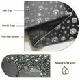 thumbnail image 6 of 6'x9' Area Rugs, Black Grey Indoor Outdoor Area Rug for Living Room Bedroom, Modern Abstract Diamond Luxury Gradient Washable Bathroom Rugs Kitchen Floor Carpet Mats Home Decor Aesthetic, 6 of 8