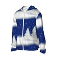 thumbnail image 2 of Sigee Christmas Fir Tree Print UPF50+ Men's Sun Protection Hoodie Shirt SPF UV Shirt Long Sleeve Fishing Outdoor Lightweight, S-3XL, 2 of 9