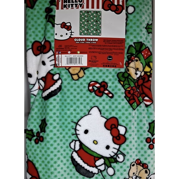 Hello Kitty Merry Memories Cloud Throw 60in x 70in