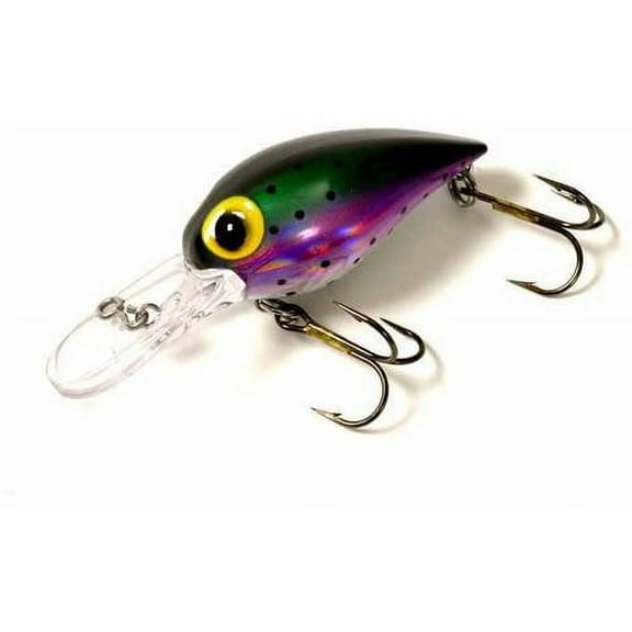 Brad's Wigglers Crank Bait, Lazer Rainbow