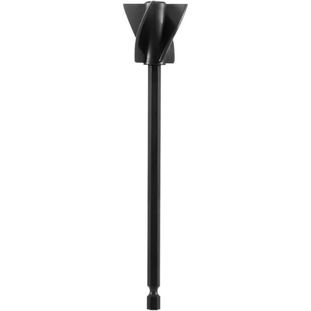 

1PCS Paint Mixer Drill ABS Mixer Paddle Helix Shape Sturdy Anti-corrosion Epoxy Paint Mixer Drill Attachment for Household Using (White)