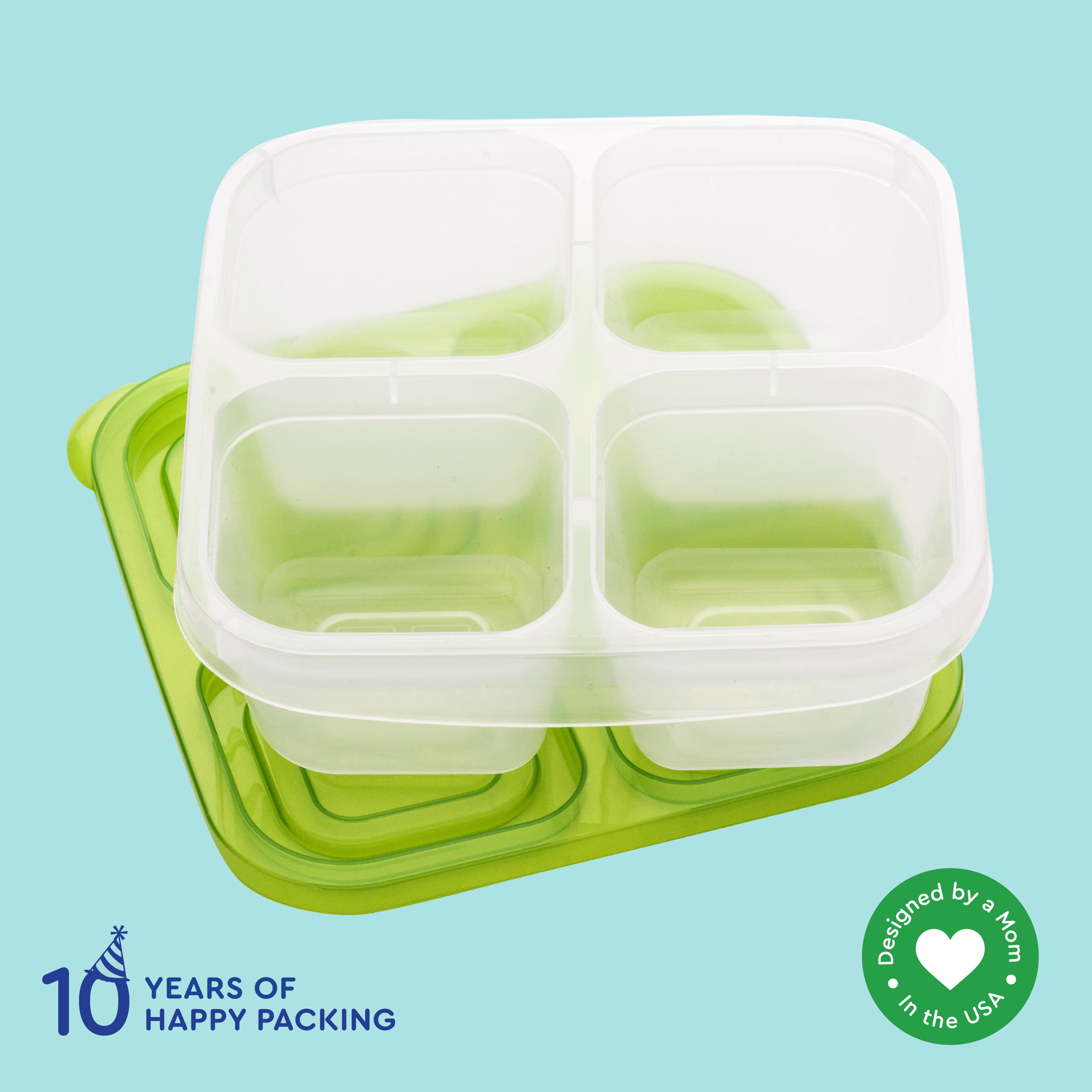 WHSNDL 4-Compartment Bento Snack Boxes Reusable Meal Prep Containers  BPA-Free Food Containers for Ki…See more WHSNDL 4-Compartment Bento Snack  Boxes