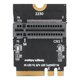 thumbnail image 2 of Tarjeta adaptadora NVME SSD a M.2 Key AE, convertidor de red de instalación Vertical para tipo 2280, 2 of 8