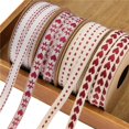 thumbnail image 2 of BUYISI Cotton Ribbon Gift Wrapping Ribbon Decoration Handmade Yarndyed Jacquard B, 2 of 7