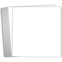 Hamilco 6x6 White Scrapbook Cardstock Paper 65lb Cover 100 Pack