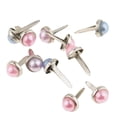 thumbnail image 4 of veasfak 400pcs Pearl Split Pins Brads Paper Fasteners Scrapbooking Embellishment 6mm, 4 of 9