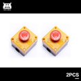thumbnail image 4 of DEVMO 2PCS Red Mushroom Emergency Stop Shut Off Push Button Switch NO + NC 22mm CNC, 4 of 4