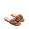 thumbnail image 5 of DREAM PAIRS Women’s Slide Sandals – Knotted Bow H Band Flat Slip-On Summer Slides, 5 of 6