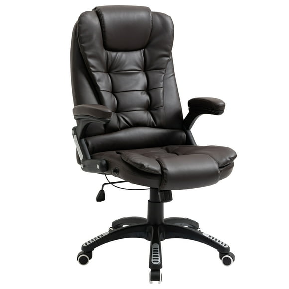 Vinsetto Height Adjustable Executive Office Chair with Swivel Wheels Arms